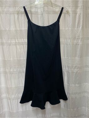 aerie Black athletic dress with built in shorts